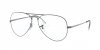 OKULARY KOREKCYJNE RAY-BAN® AVIATOR RX 6489 2502 58 ROZMIAR L
