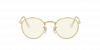 OKULARY FOTOCHROMOWE RAY-BAN® ROUND METAL RB 3447 9196BL 53 ROZMIAR L