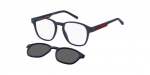OKULARY KOREKCYJNE TOMMY HILFIGER TH 2085CS FLL/M9 50 ROZMIAR S + NAKŁADKA Z POLARYZACJĄ