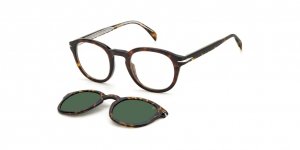 OKULARY KOREKCYJNE DAVID BECKHAM DB 1080/CS 086 49 ROZMIAR M + NAKŁADKA Z POLARYZACJĄ