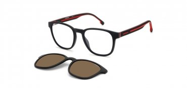 OKULARY KOREKCYJNE CARRERA CA8062CS BLX 51 ROZMIAR M + NAKŁADKA Z POLARYZACJĄ