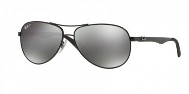 OKULARY RAY-BAN® CARBON FIBRE RB 8313 002/K7 61 ROZMIAR L Z POLARYZACJĄ