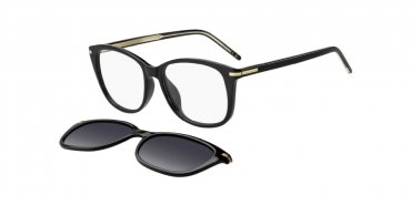 OKULARY KOREKCYJNE BOSS 1862GC 807 52 ROZMIAR M + NAKŁADKA Z POLARYZACJĄ