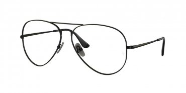 OKULARY KOREKCYJNE RAY-BAN® AVIATOR TITANIUM RX 8789 1244 58 ROZMIAR M