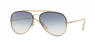 OKULARY RAY-BAN® BLAZE AVIATOR RB 3584N 001/19 58 ROZMIAR M