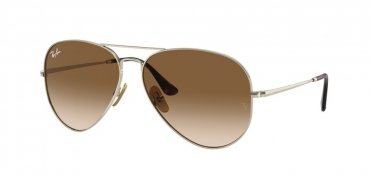 OKULARY RAY-BAN® AVIATOR TITANIUM RB 8089 926551 58 ROZMIAR M