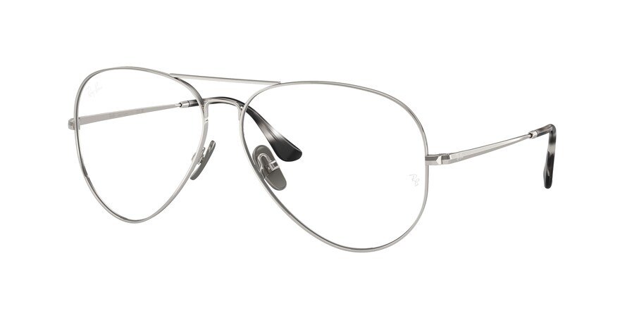 OKULARY KOREKCYJNE RAY-BAN® AVIATOR TITANIUM RX 8789 1002 58 ROZMIAR M