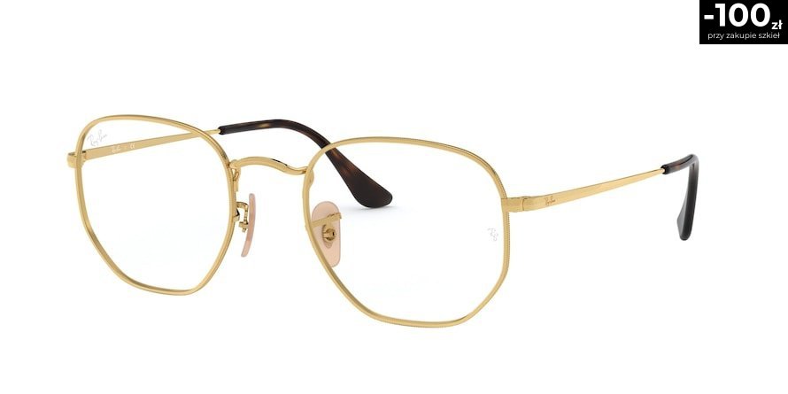 OKULARY KOREKCYJNE RAY-BAN® HEXAGONAL RX 6448 2500 54 ROZMIAR L