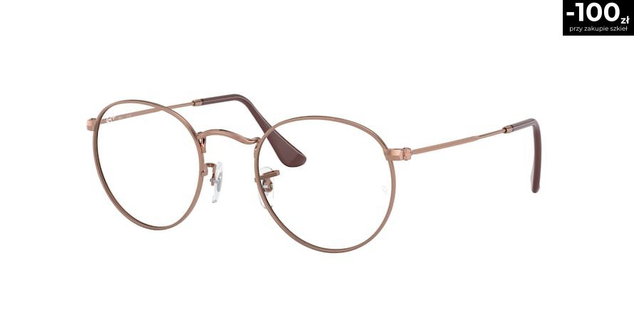 OKULARY KOREKCYJNE RAY-BAN® ROUND METAL RX 3447V 3094 47 ROZMIAR S