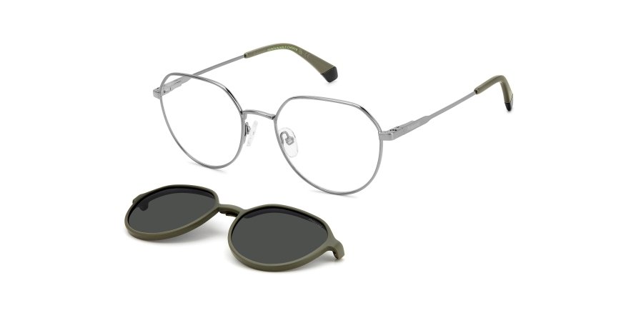 OKULARY KOREKCYJNE POLAROID PLD 6204CS SMF 54 ROZMIAR M + NAKŁADKA Z POLARYZACJĄ