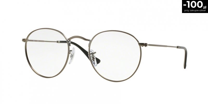 OKULARY KOREKCYJNE RAY-BAN® ROUND METAL RX 3447V 2620 47 ROZMIAR S