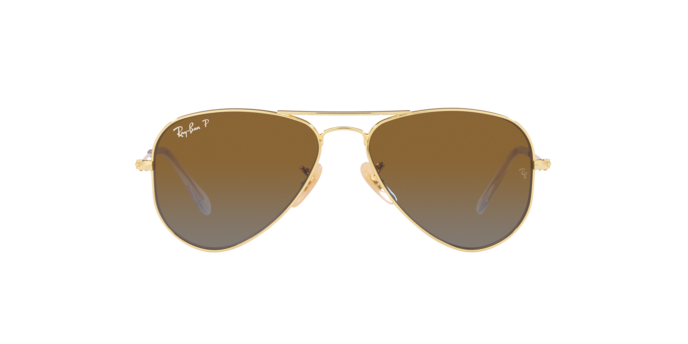 OKULARY DZIECIĘCE RAY-BAN® JUNIOR AVIATOR RJ 9506S 223/T5 50 Z POLARYZACJĄ