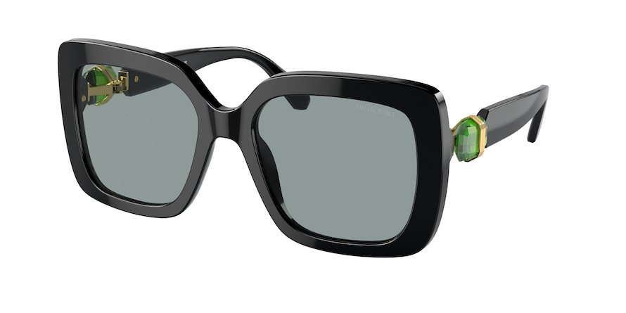OKULARY SWAROVSKI SK 6001 1001/1 55 ROZMIAR M