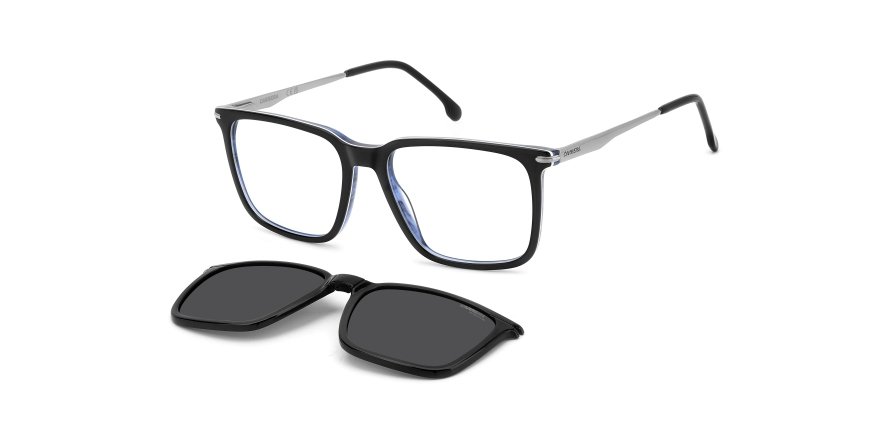 OKULARY KOREKCYJNE CARRERA CA 357C 9ZJ 54 ROZMIAR M + NAKŁADKA Z POLARYZACJĄ