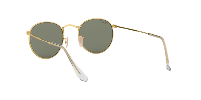 OKULARY RAY-BAN® ROUND METAL RB 3447 001/58 50 ROZMIAR M Z POLARYZACJĄ