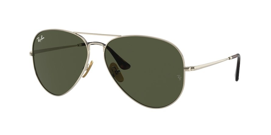 OKULARY RAY-BAN® AVIATOR TITANIUM RB 8089 926531 58 ROZMIAR M