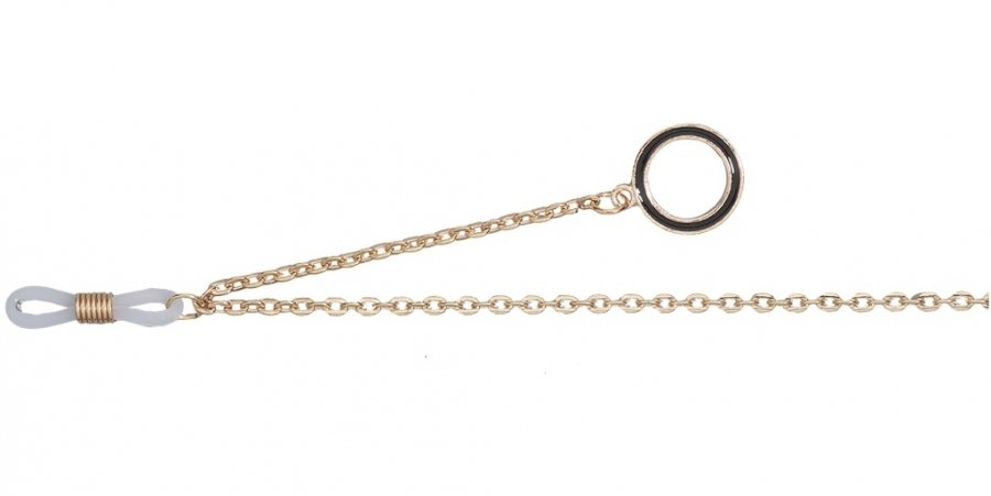 Łańcuszek do okularów - złoty