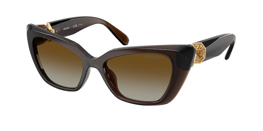 OKULARY SWAROVSKI SK 6047 1084T5 54 ROZMIAR M Z POLARYZACJĄ