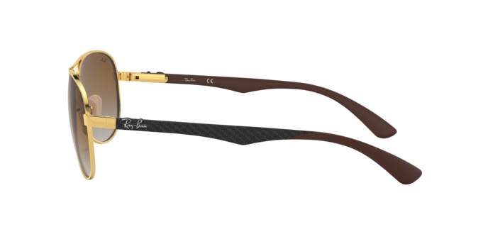 OKULARY RAY-BAN® CARBON FIBRE RB 8313 001/51 61 ROZMIAR L