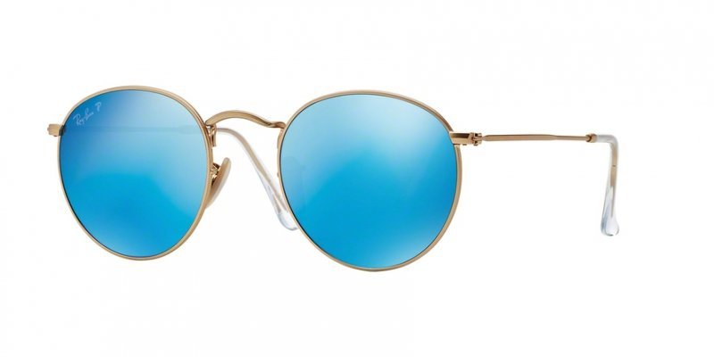 OKULARY RAY-BAN® ROUND METAL RB 3447 112/4L 53 ROZMIAR L Z POLARYZACJĄ