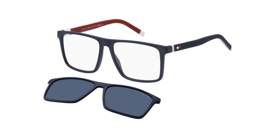 OKULARY KOREKCYJNE TOMMY HILFIGER TH 2086CS FLL 56 ROZMIAR M + NAKŁADKA Z POLARYZACJĄ
