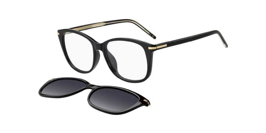 OKULARY KOREKCYJNE BOSS 1862GC 807 52 ROZMIAR M + NAKŁADKA Z POLARYZACJĄ