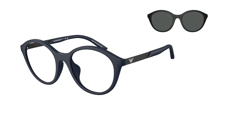 OKULARY KOREKCYJNE DZIECIĘCE EMPORIO ARMANI JUNIOR EK 4005U 50881W 48 + NAKŁADKA