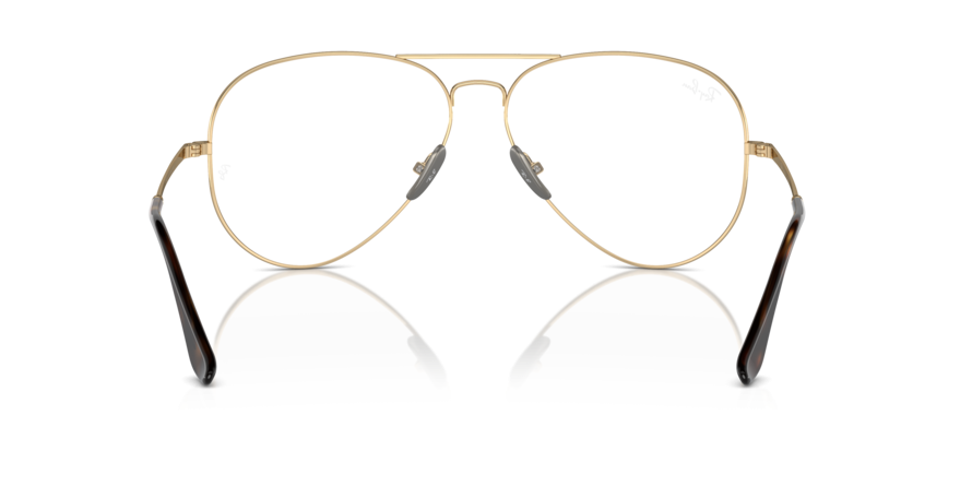 OKULARY KOREKCYJNE RAY-BAN® AVIATOR TITANIUM RX 8789 1247 58 ROZMIAR M