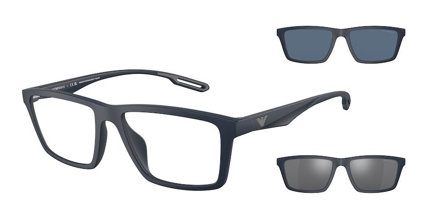 OKULARY KOREKCYJNE EMPORIO ARMANI EA 4189U 50881W 55 ROZMIAR M + NAKŁADKI