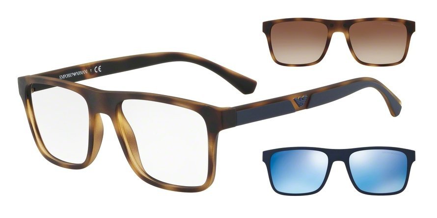 OKULARY KOREKCYJNE EMPORIO ARMANI EA 4115 50891W 54 ROZMIAR M + NAKŁADKI