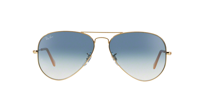 OKULARY RAY-BAN® AVIATOR LARGE METAL RB 3025 001/3F 58 ROZMIAR M