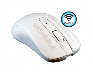Man&Machine C-Mouse Wireless - medyczna, dezynfekowalna mysz bezprzewodowa (biała)