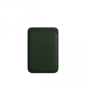 Apple Skórzany portfel z MagSafe do iPhone – zielona sekwoja