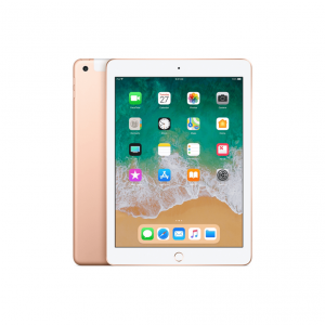 Apple iPad 5-generacji 128GB Wi-Fi + Cellular (LTE) Złoty (gold) + szkło ochronne