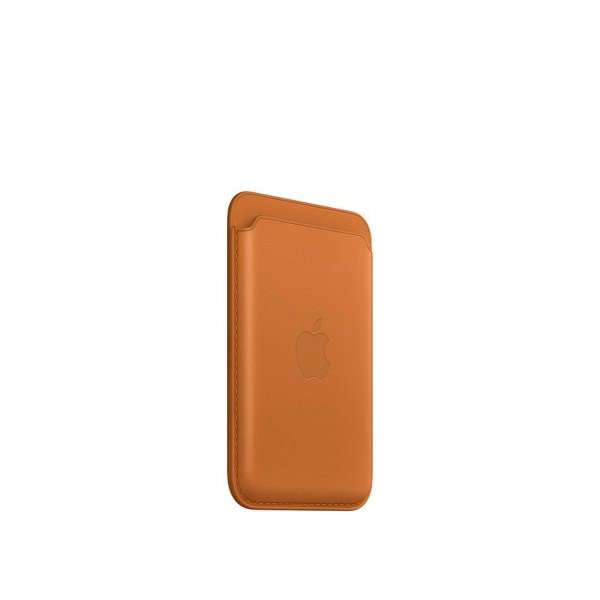 Apple Skórzany portfel z MagSafe do iPhone – złocisty brąz