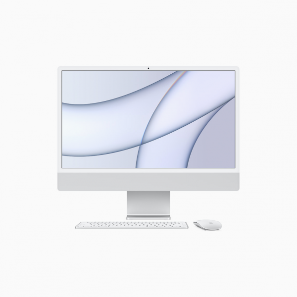Apple iMac 24&quot; 4,5K Retina M1 8-core CPU + 8-core GPU / 8GB / 2TB SSD / Srebrny (Silver) - 2021