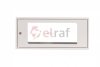 Szafa wisząca SIMPLE 19 4Ux555x400 mm IP20 ściany boczne pełne drzwi z szybą RAL 7035 19-8006SZWS-19-4U-40-DS