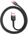 KABEL USB-A / USB-C Baseus Cafule CATKLF-B91 100cm 3A QC 3.0 CZARNO-CZERWONY W OPLOCIE