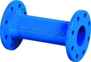 KRÓCIEC DWUKOŁNIERZ. FF DN80X300 GJL