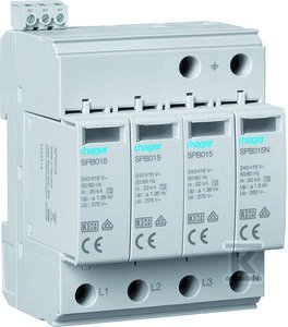 SPD T2 4P 3+1 SIE.TN-S/TT IN=20KA UP?1