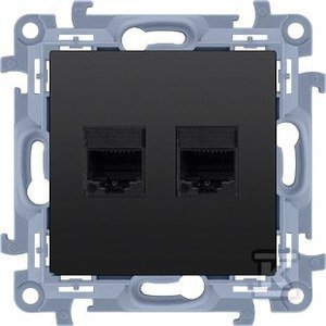 GN.2-KR.KO.RJ45 KAT5E+RAM.CZARNY SIMON10