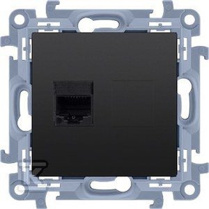 GN.KOMP.RJ45 KAT6E+RAM. CZARNY SIMON10