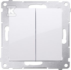 ŁĄCZ.ŚW.+RAM.GIPS /IP44 BIAŁA SIMON5