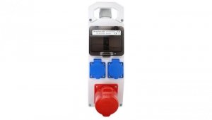 Rozdzielnica mała okienko 5mod. gn.32A5st.,2xgn.16A/250V 360