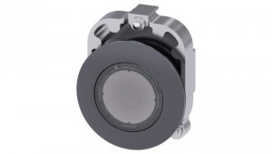 Przycisk podświetlany 30mm metal matowy przezroczysty płaski z samopowrotem SIRIUS ACT 3SU1061-0JB70-0AA0