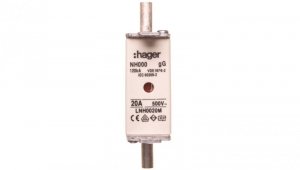 Wkładka bezpiecznikowa NH000 20A 500V gG LNH0020M