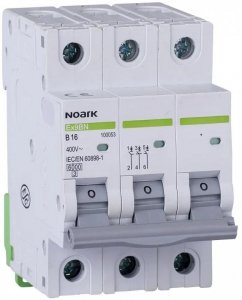 WYŁĄCZNIK NADPRĄDOWY 6 KA, B, 25A, 3P, Ex9BN 3P B25  Noark 100055