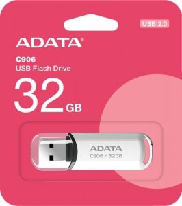 Adata Pendrive C906 32GB USB2.0 białe