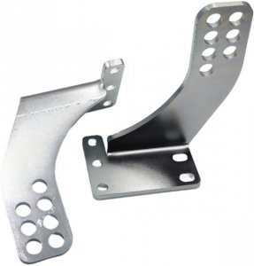 Uchwyty MOD.100/12/36 na słupek do napędów z otworami 12mm: CAME, FAAC, Genius, Proxima itd.