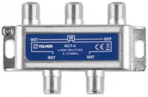 Rozgałęźnik TELMOR RCT-4 Splitter 4x 1.2G